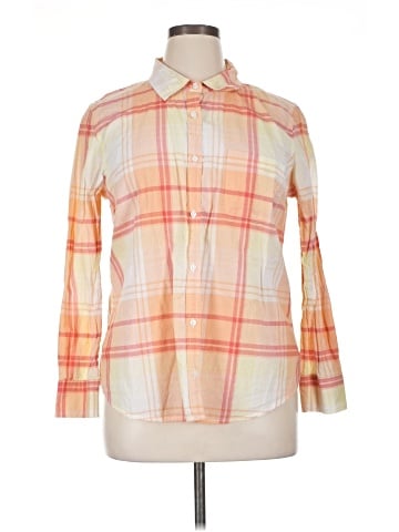 Faded Glory Long Sleeve Button-Down Shirt (view 1)