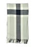 Unbranded Checkered-gingham Gray Blue Scarf One size - photo 2