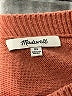 Madewell Orange Pullover Sweater Size XS - photo 7