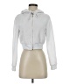 Shein 100% Polyester Silver Zip Up Hoodie Size S - photo 1