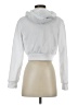 Shein 100% Polyester Silver Zip Up Hoodie Size S - photo 2