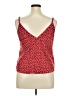 Shein 100% Polyester Red Sleeveless Blouse Size XL - photo 2