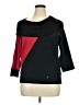 Rafaella Studio Black 3/4 Sleeve T-Shirt Size XL - photo 1