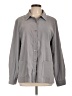 Koret Gray Long Sleeve Blouse Size L - photo 1