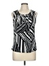 Kasper Black Sleeveless Blouse Size M - photo 1