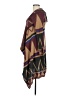M. Fredric 100% Acrylic Brown Burgundy Poncho Size L - photo 5