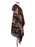 M. Fredric 100% Acrylic Brown Burgundy Poncho Size L - photo 4