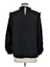 J.Crew 100% Polyester Black Long Sleeve Blouse Size M - photo 2