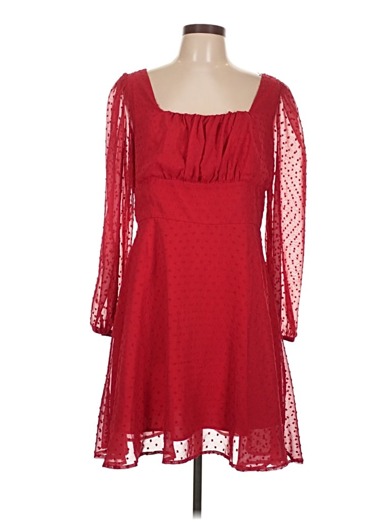 Pre-owned Lyaner Cocktail Dress In Red