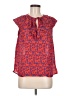 Collective Concepts 100% Polyester Red Sleeveless Blouse Size M - photo 1