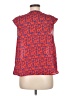 Collective Concepts 100% Polyester Red Sleeveless Blouse Size M - photo 2