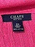 Chaps 100% Cotton Pink Cardigan Size 2X - photo 4