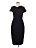L.K. Bennett Solid Black Cocktail Dress Size 8 - photo 1