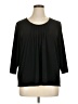 TanJay Black 3/4 Sleeve Blouse Size XL - photo 1