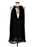 H&M 100% Polyester Solid Black Cocktail Dress Size 6 - photo 2