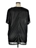 Distinctly Different Metallic Black Short Sleeve Blouse Size 1X (estimated) - photo 2