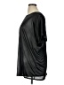 Distinctly Different Metallic Black Short Sleeve Blouse Size 1X (estimated) - photo 5