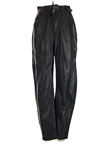 Zara Faux Leather Pants (view 1)