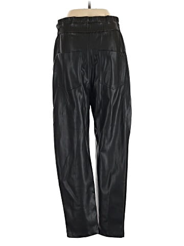 Zara Faux Leather Pants (view 2)