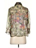 Nicola 100% Polyester Paisley Green 3/4 Sleeve Blouse Size S - photo 2