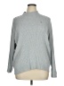 Lands' End Solid Gray Turtleneck Sweater Size XL - photo 1