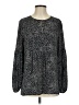 Ann Taylor LOFT 100% Polyester Polka Dots Black Long Sleeve Blouse Size S - photo 1