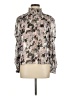 Sugar Lips 100% Polyester Floral Gray 3/4 Sleeve Blouse Size M - photo 1
