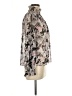 Sugar Lips 100% Polyester Floral Gray 3/4 Sleeve Blouse Size M - photo 4