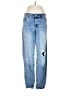Express Hearts Blue Jeans Size 8 - photo 1
