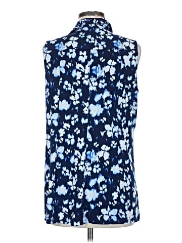 MICHAEL Michael Kors Sleeveless Button-Down Shirt (view 2)