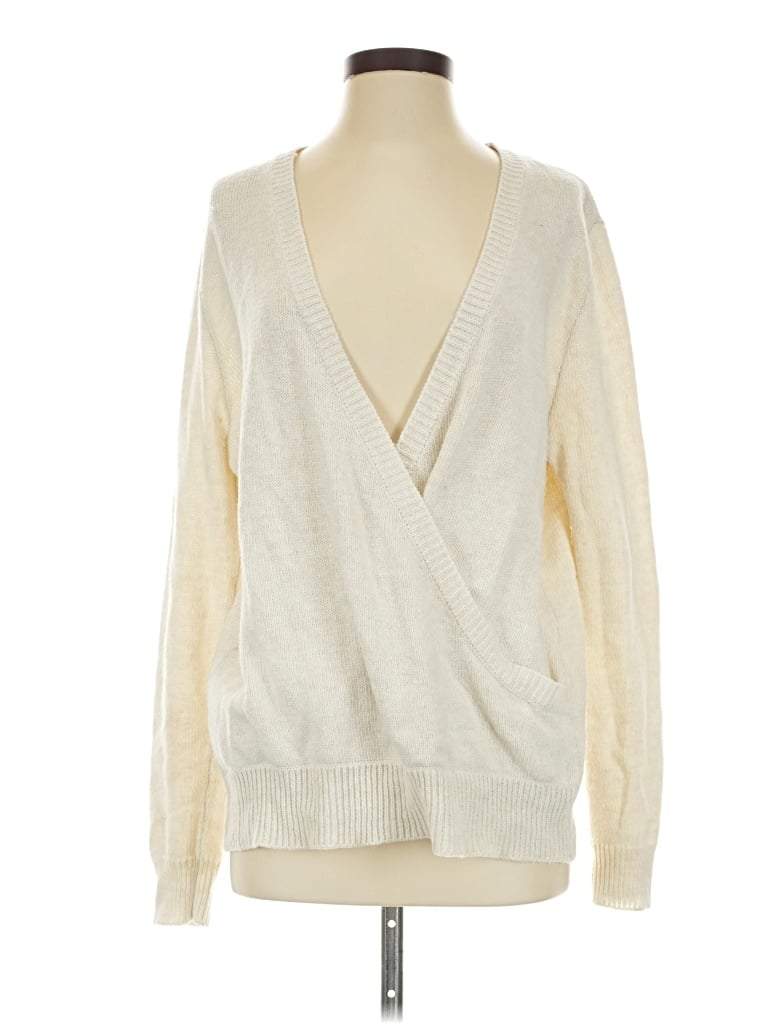 Pre-owned Lovestitch Pullover Sweater In Ivory
