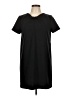 Zara Solid Black Casual Dress Size L - photo 1