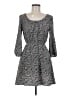 Cooperative 100% Polyester Gray Casual Dress Size M - photo 1
