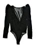 Zara Solid Black Bodysuit Size S - photo 1
