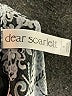 Dear Scarlett Paisley Gray 3/4 Sleeve Blouse Size S - photo 7