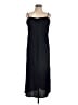 A New Day 100% Polyester Solid Black Casual Dress Size L - photo 1