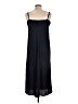 A New Day 100% Polyester Solid Black Casual Dress Size L - photo 2