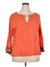 Carlisle Orange 3/4 Sleeve Blouse Size 18 - photo 1