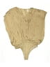Glam 100% Polyester Gold Tan Sleeveless Blouse Size L - photo 1