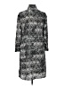 DKNY 100% Polyester Print Black Casual Dress Size 2 - photo 2