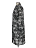 DKNY 100% Polyester Print Black Casual Dress Size 2 - photo 5