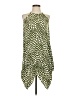 MSK 100% Rayon Polka Dots Green Casual Dress Size XS (petite) - photo 1