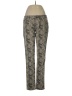 CAbi Animal Print Gold Jeans Size 8 - photo 1