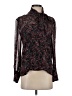 Amour Vert 100% Viscose Black Long Sleeve Blouse Size S - photo 1