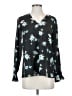 Banana Republic 100% Polyester Black Long Sleeve Blouse Size XS - photo 1