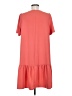 A New Day 100% Polyester Solid Orange Casual Dress Size M - photo 2