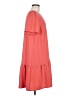 A New Day 100% Polyester Solid Orange Casual Dress Size M - photo 4