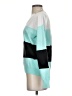 Unbranded 100% Acrylic Color Block Teal Pullover Sweater Size S - photo 5