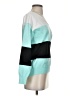 Unbranded 100% Acrylic Color Block Teal Pullover Sweater Size S - photo 4