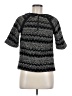 Milly 100% Wool Black 3/4 Sleeve Blouse Size 6 - photo 1